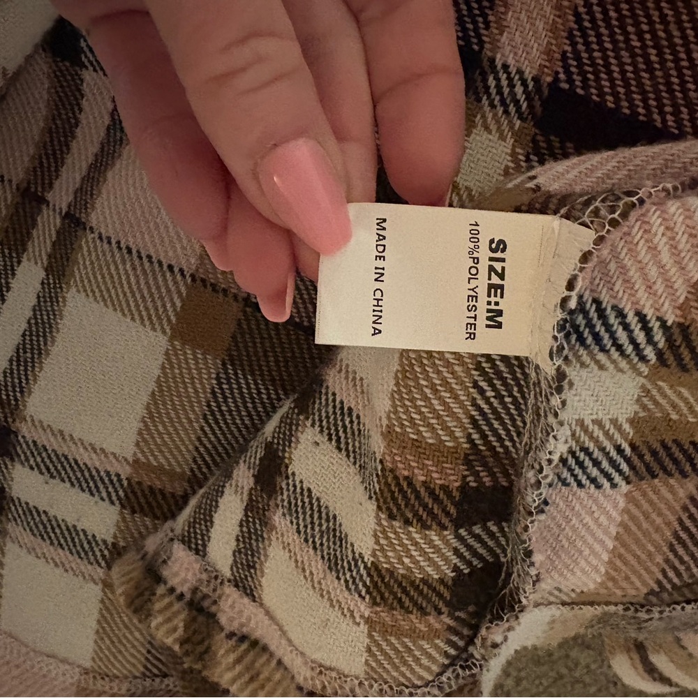 Plaid Button-Up Jacket - Picture 4 of 4